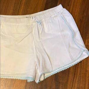 Girls White Shorts